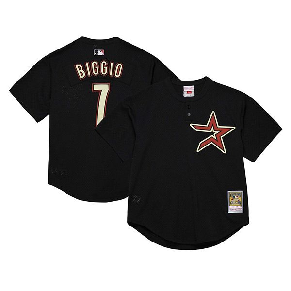 

Мужская черная тренировочная бейсболка Houston Astros Craig Biggio Mitchell & Ness