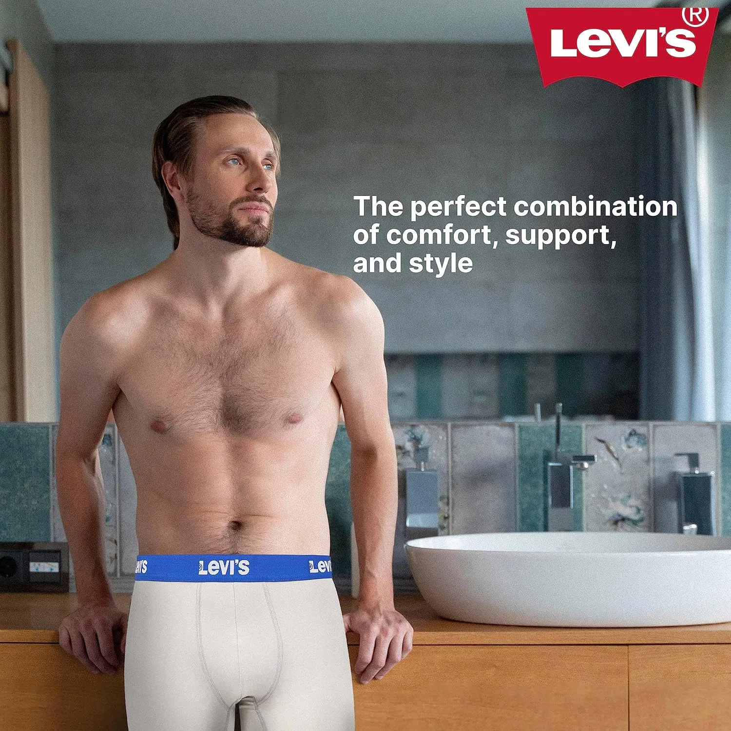 Боксеры Levi's, разноцветный — фото 4