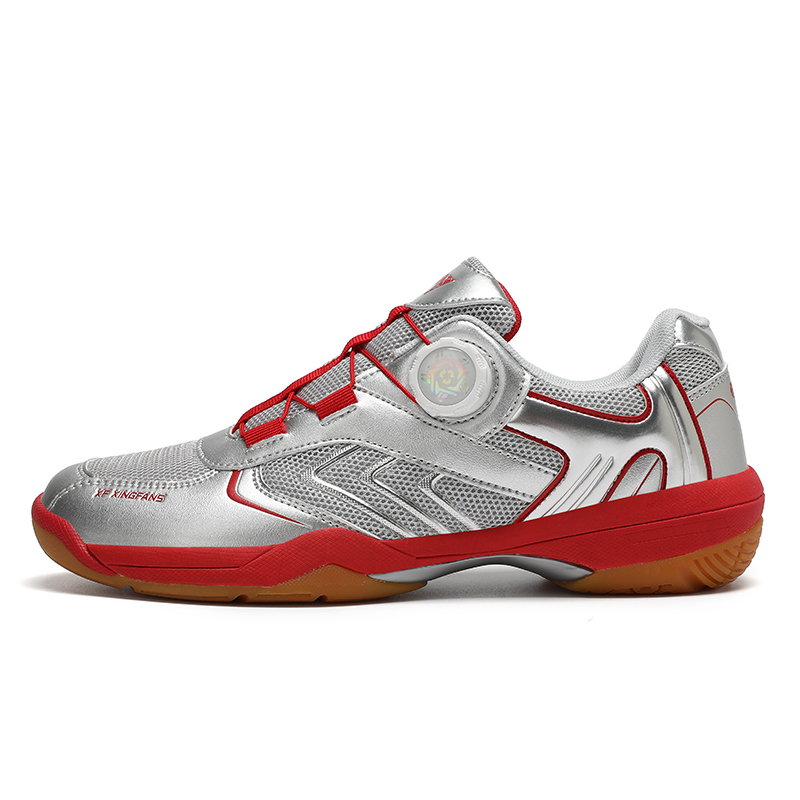 

MUSNODO Износостойкие дышащие кроссовки для бадминтона унисекс серебристые, цвет Silver