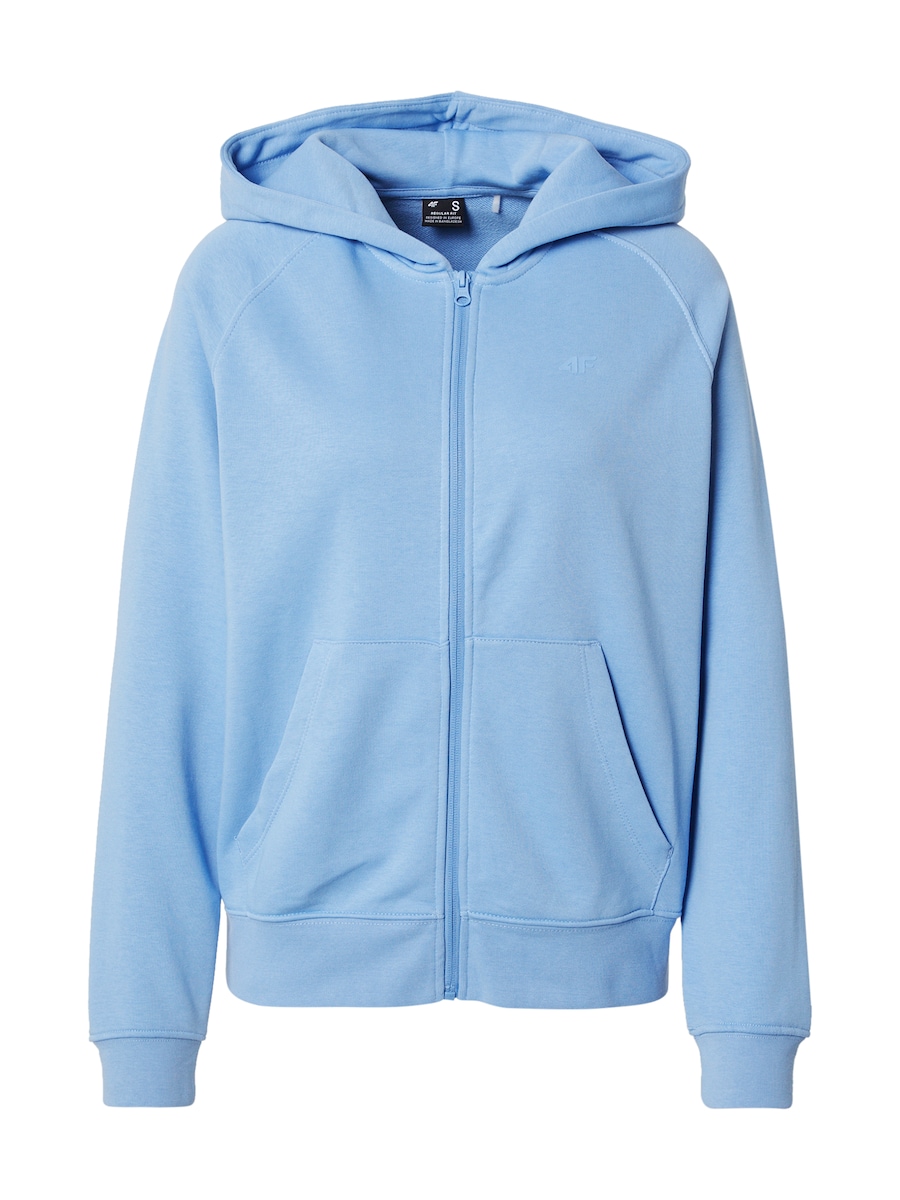 

Спортивная толстовка с капюшоном на молнии 4F, светло-голубой