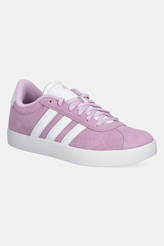 

Детские замшевые кроссовки VL COURT 3.0 Adidas, розовый