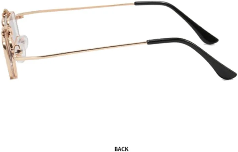 

Ретро-панк солнцезащитные очки для мужчин, маленькие, с прозрачными линзами, как у океанских, для женщин, солнцезащитные очки UV400 LANGSER, Black Orange