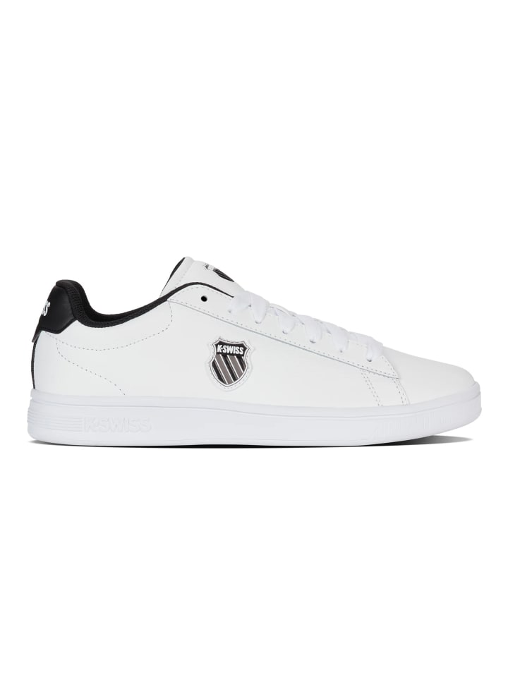 K-SWISS Кроссовки Low Court Shield II белого цвета — фото 2