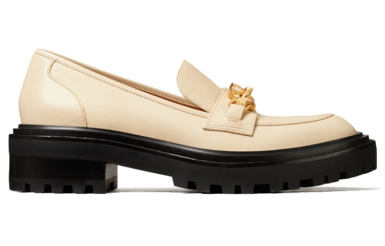 Женские повседневные туфли женские кремово-белые Tory Burch — фото 2