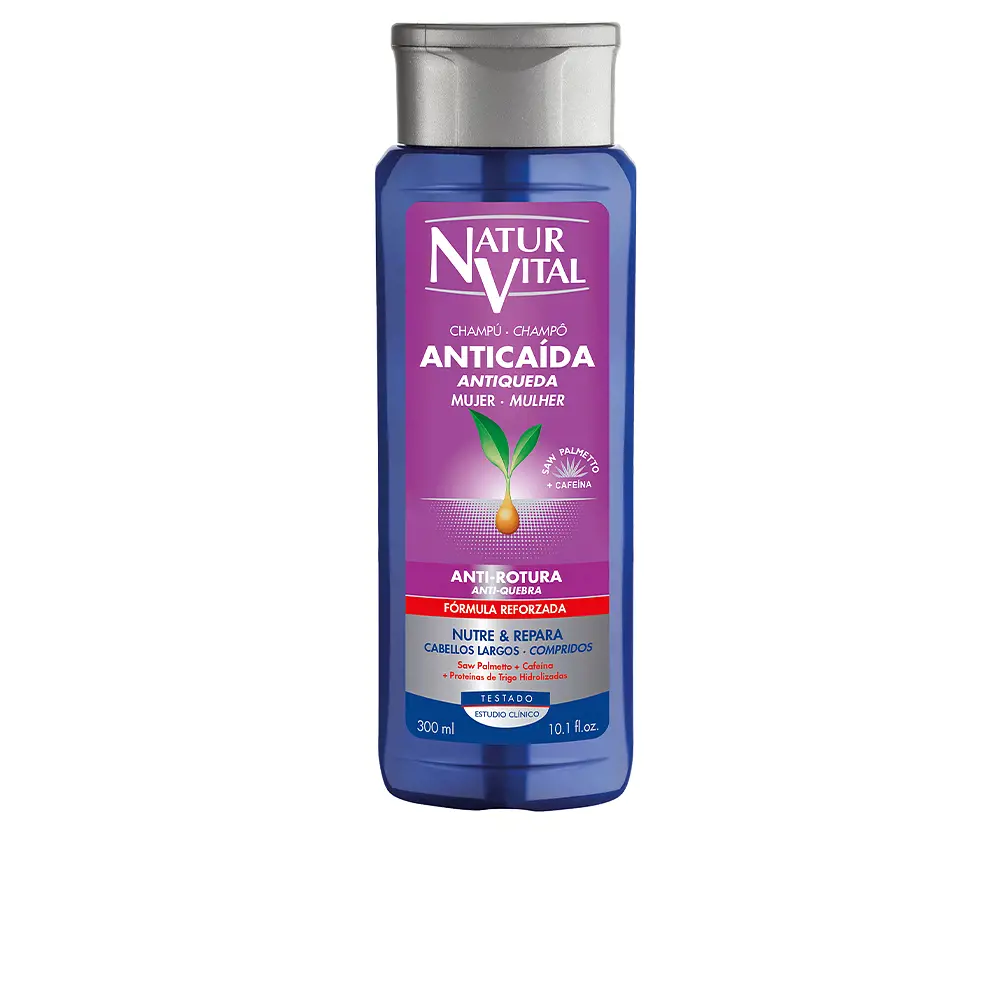 

Шампунь Champu anticaida anti-rotura mujer Naturvital, 300 мл.