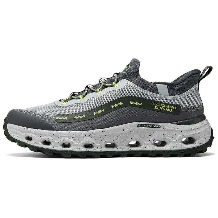 Skechers Кроссовки мужские GLIDE STEP AT низкие повседневные серо-желтые