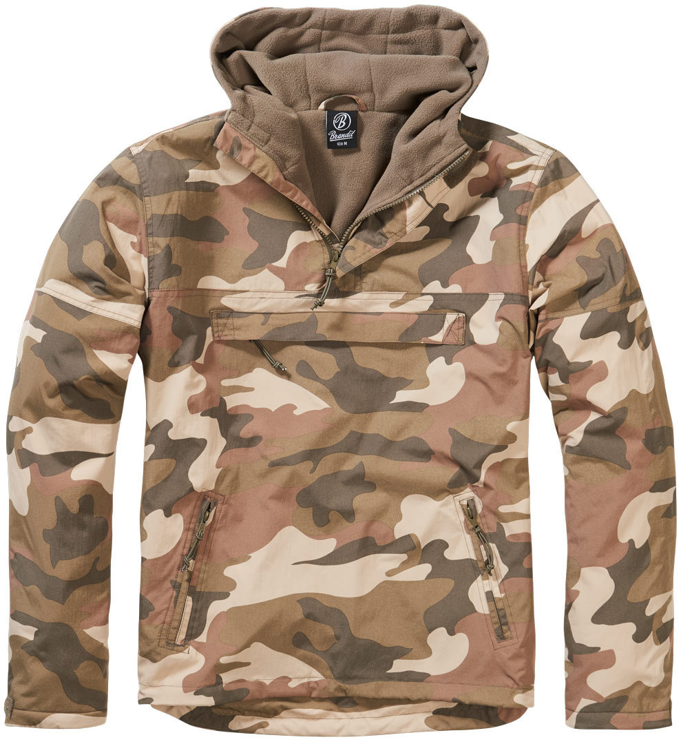 

Куртка Brandit Windbreaker Jacket, цвет Brown/Sand, Коричневый, Куртка Brandit Windbreaker Jacket, цвет Brown/Sand