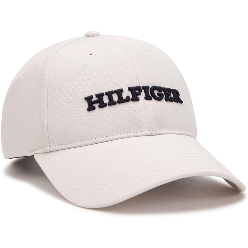 

Tommy Hilfiger Хлопковая бейсболка мужская экрю, Ecru PQT