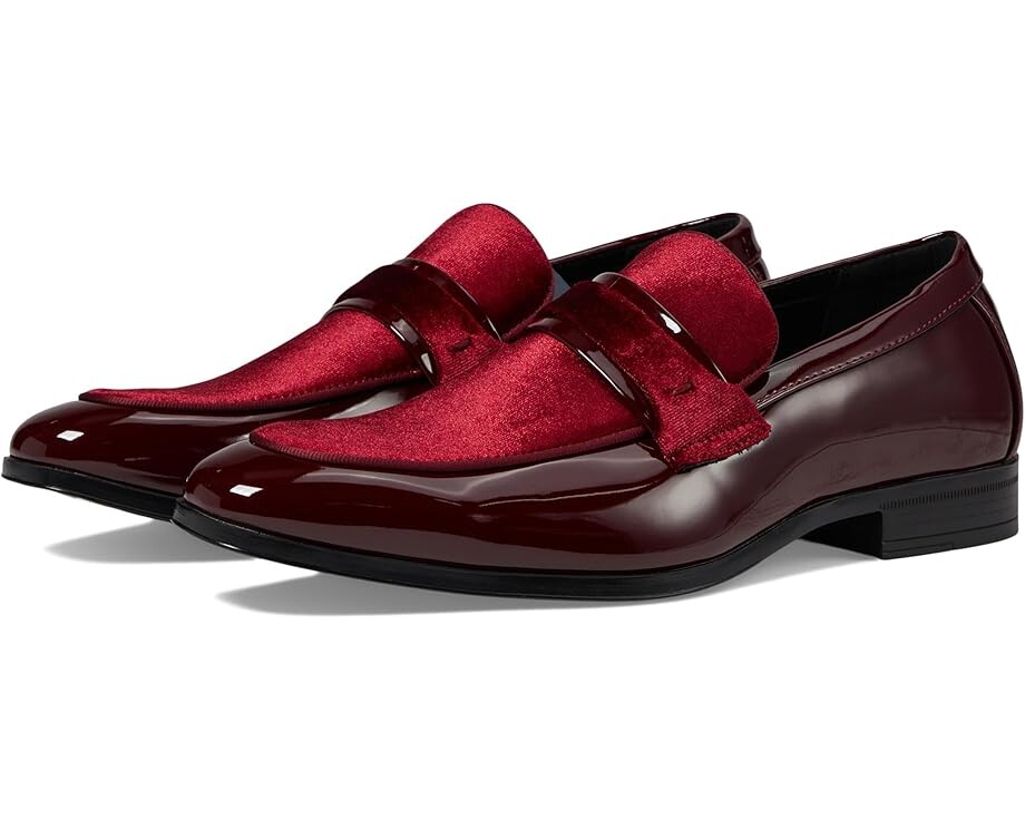 

Оксфорды Stacy Adams Spratley Saddle Slip-On, бордовый
