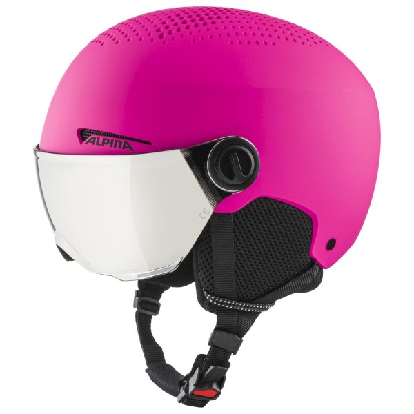 

Детский шлем zupo visor q-lite mirror s3 - ski helmet Alpina, розовый