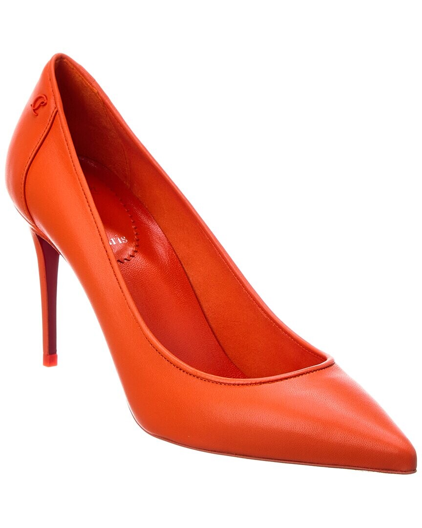 

Christian Louboutin Sporty Kate 85 Кожаные туфли, оранжевый