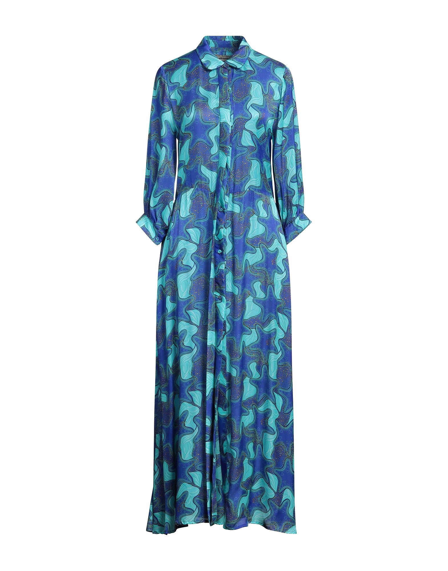 

Макси платье Alessandro Enriquez, синий