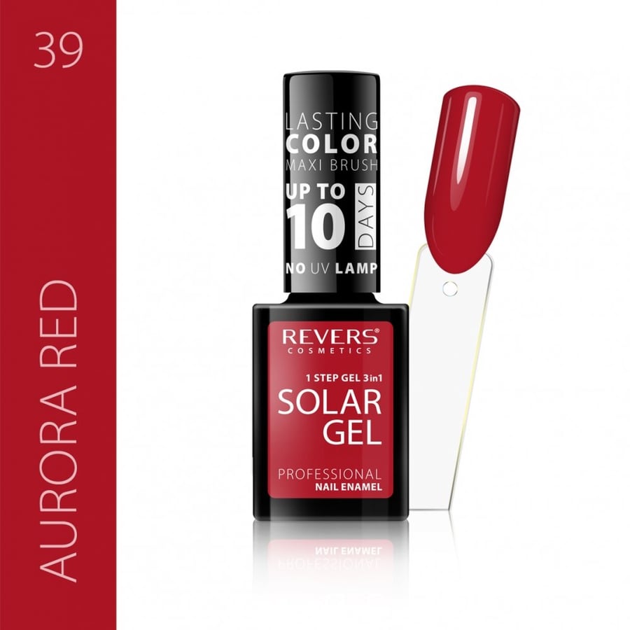 

Revers, Лак для ногтей SOLAR GEL гибридный эффект 39, 12 мл