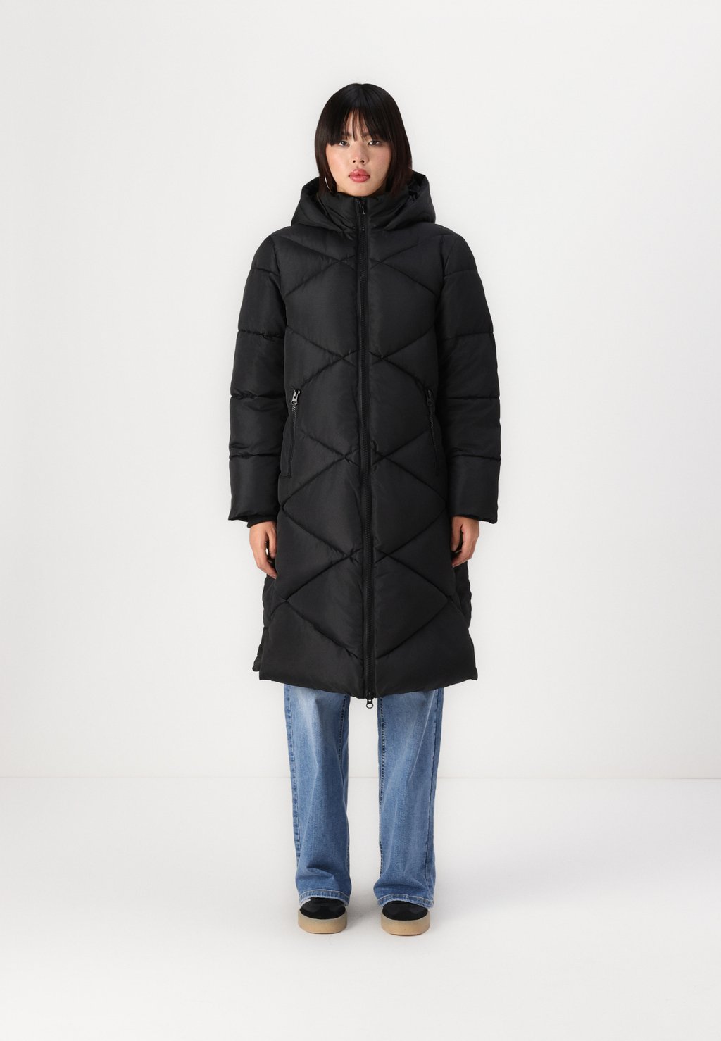 

Зимнее пальто JDYVISTA LIFE PADDED HOOD JACKET JDY, черный
