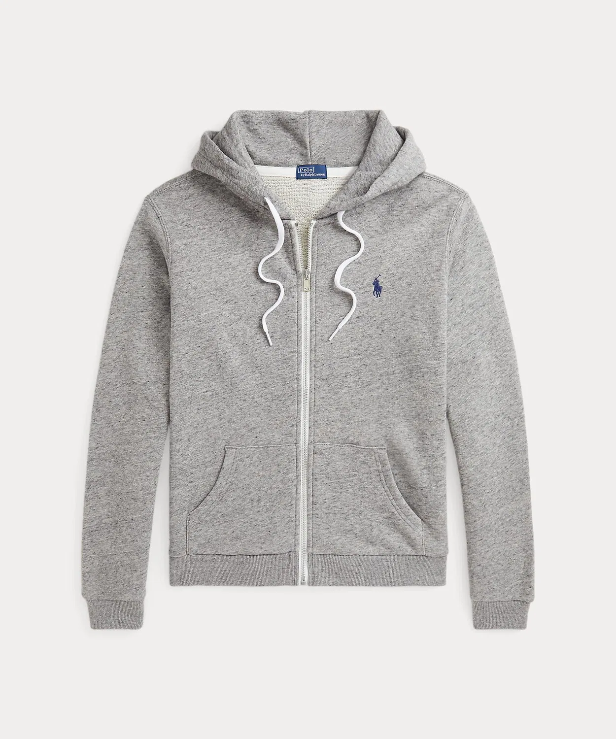 Флисовая кофта с капюшоном Polo Ralph Lauren, серая