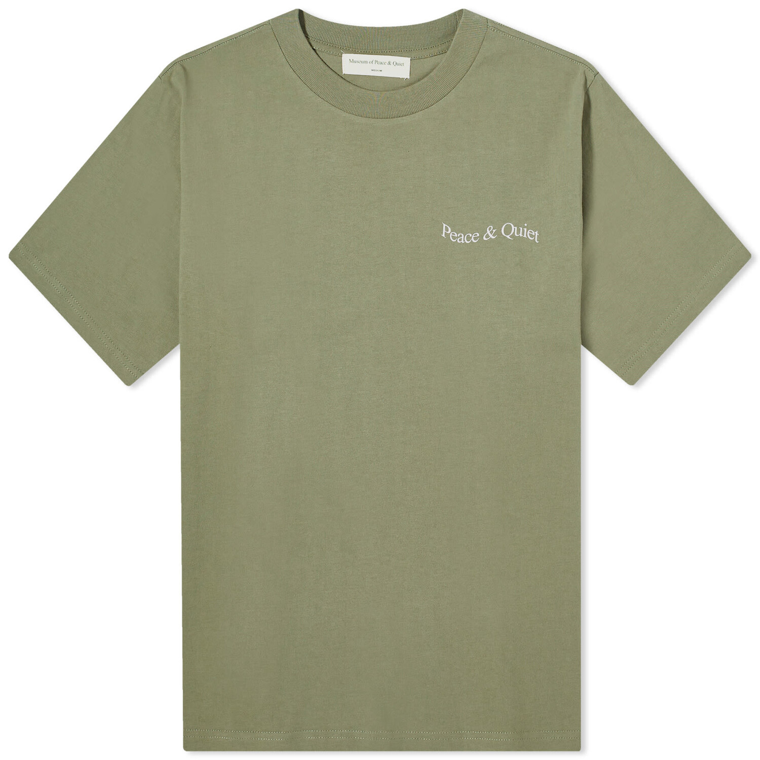 

Футболка Museum Of Peace And Quiet Wordmark T-Shirt, цвет Olive