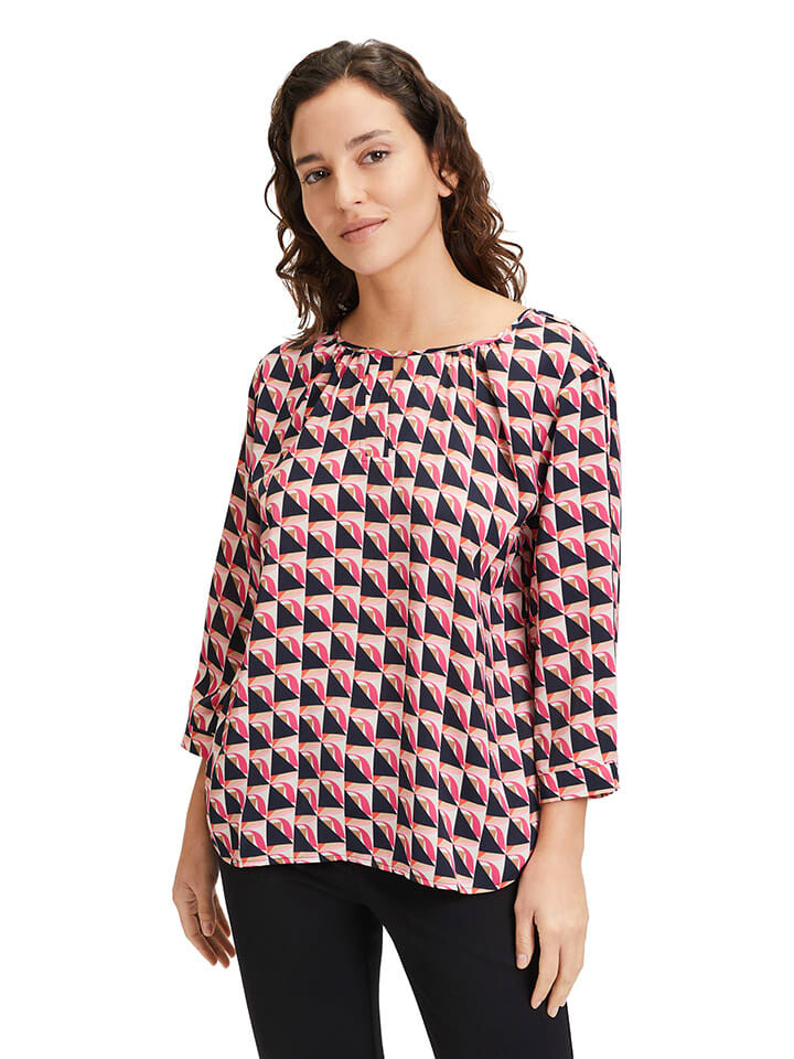 

Блуза Betty Barclay Bluse, цвет Pink/Dunkelblau