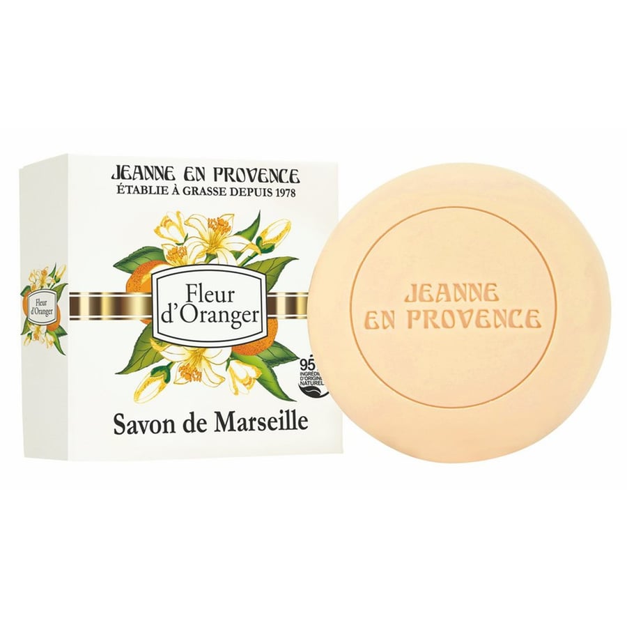 

Кусковое мыло Jeanne en Provence, цветки апельсина 100гр