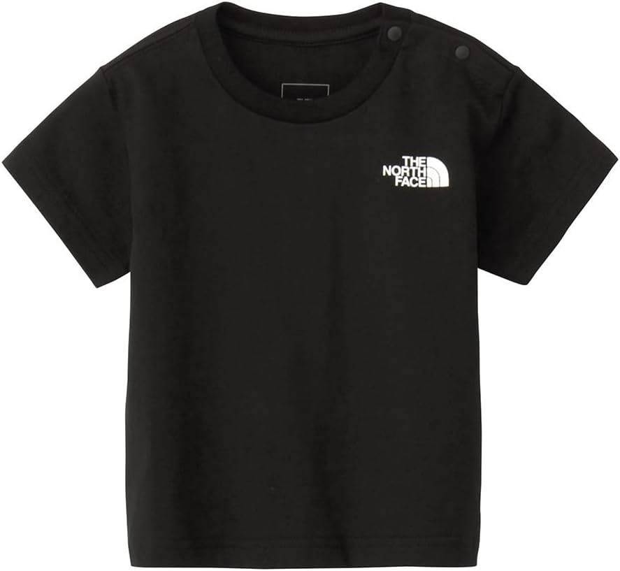 Детская футболка с коротким рукавом THE NORTH FACE с квадратным логотипом на спине, унисекс, черный — фото 2