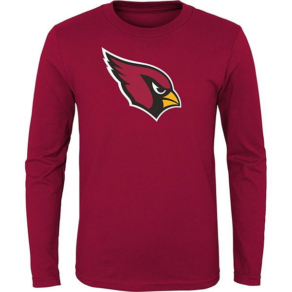 

Футболка с длинным рукавом Youth Arizona Cardinals с основным логотипом Outerstuff