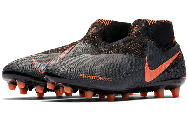 Кроссовки Nike Phantom Vision Elite 'Gray Black Orange', серый — фото 3