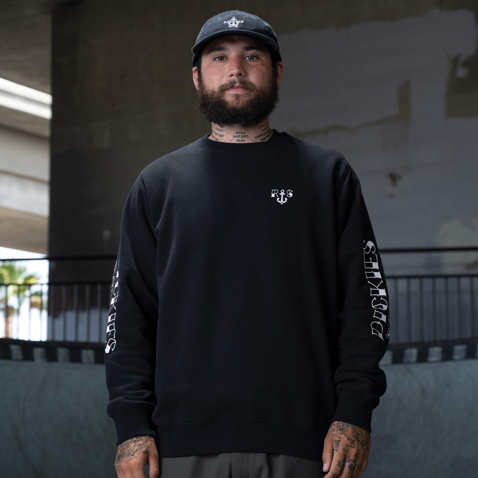 

Толстовка свободного кроя Dickies Ronnie Sandoval, черный