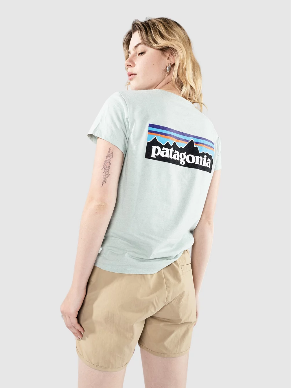 

Футболка с логотипом P-6 Responsibili Patagonia, зеленый