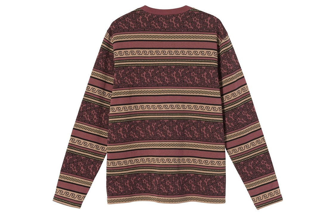Свитер мужской бордовый Stussy, темно-красный — фото 2