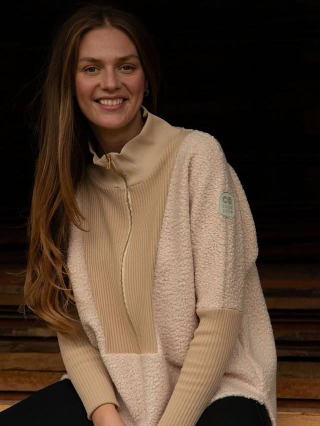 

Куртка Bryde Zip Borg Cape Cove, Cream