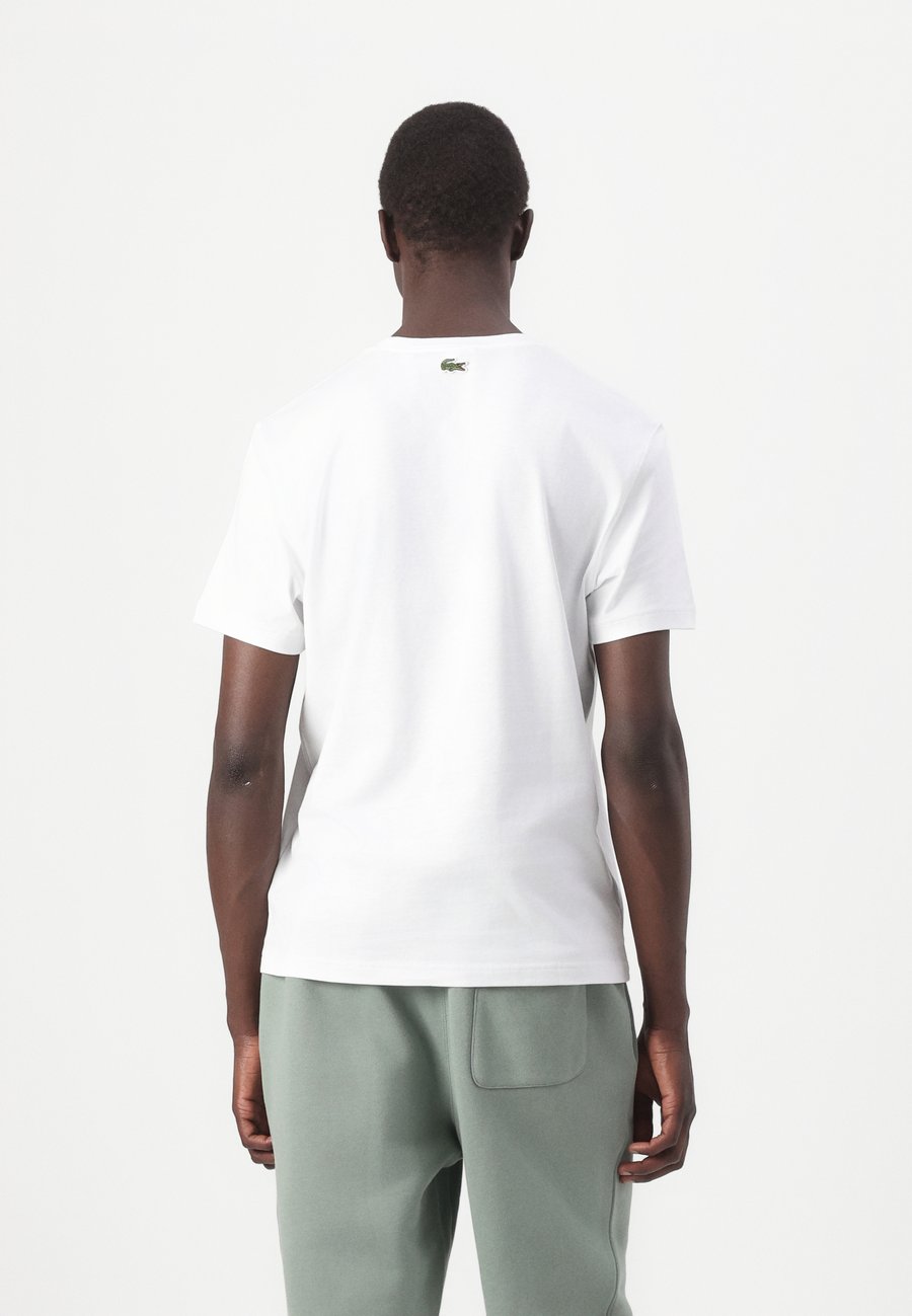 Футболка Lacoste Print T-shirt, White — фото 3