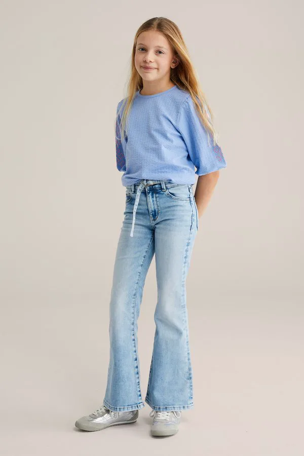 Футболка с принтом We Fashion, Blue