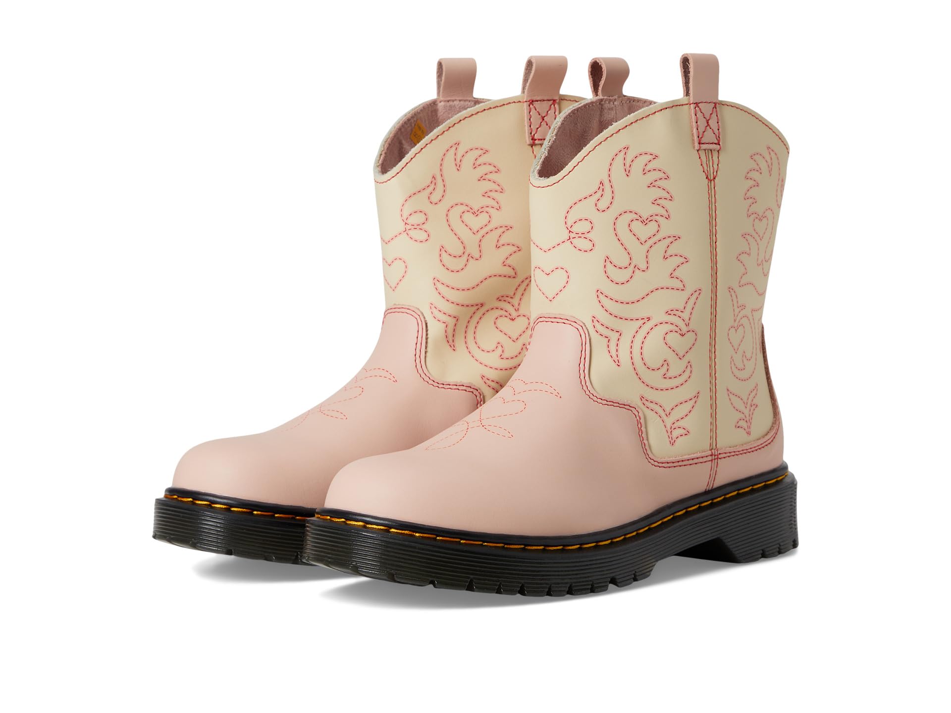 

Ботинки Dr. Martens Kid's Collection Strixton, цвет Powder Pink/Cloud Cream