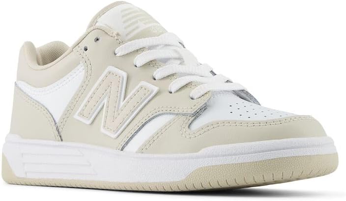 Детские кроссовки New Balance 480 V1 на шнуровке (унисекс), белый — фото 4