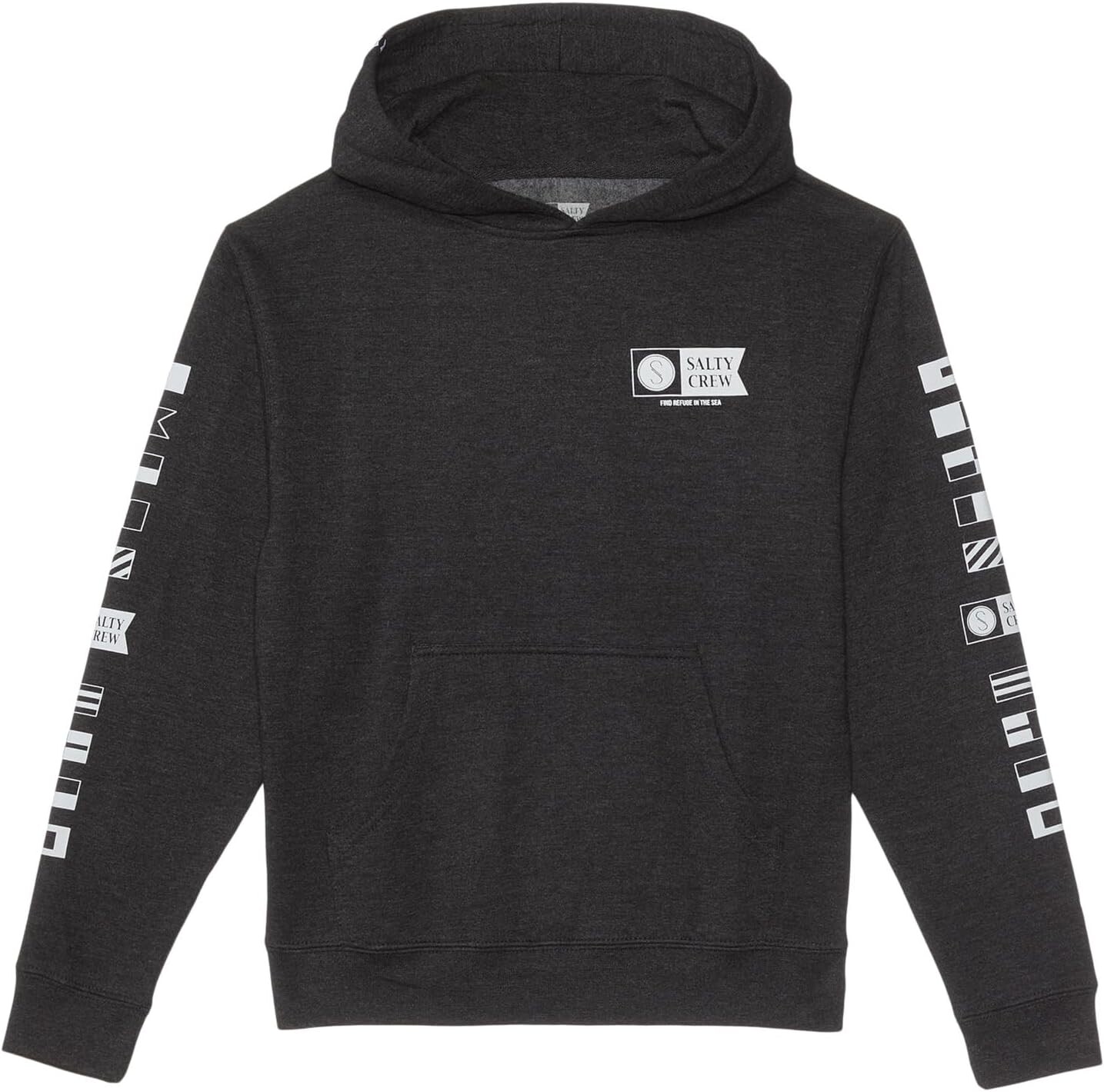 

Толстовка Salty Crew Alpha Flag Fleece, цвет Charcoal Heather
