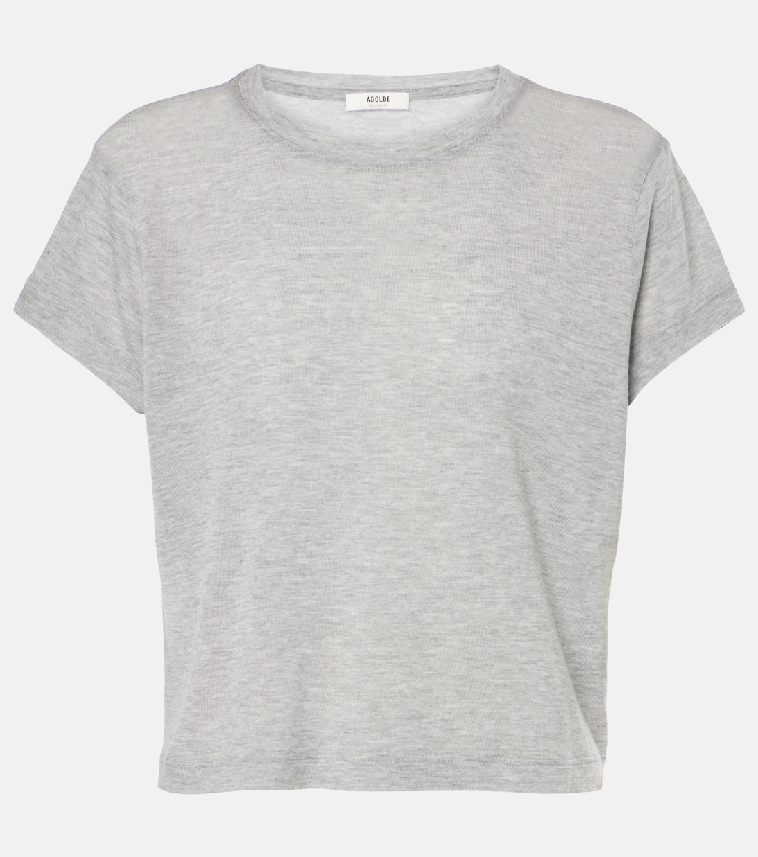 

Футболка Adine из хлопкового джерси Agolde, Grey Heather