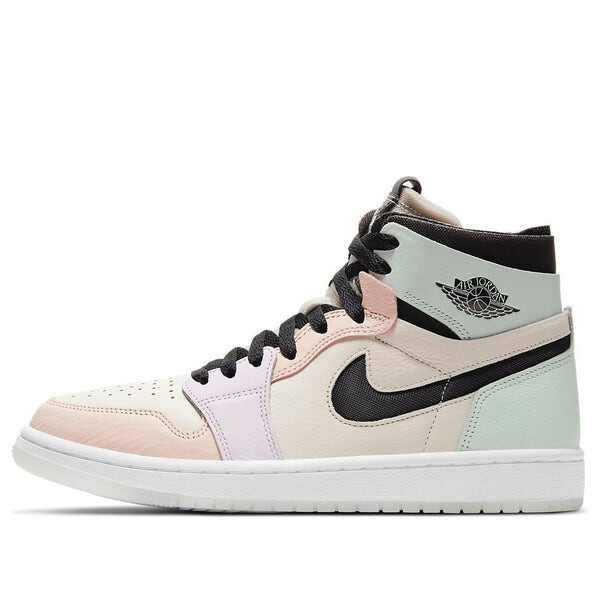 Кроссовки 1 высокие zoom комфорт Air Jordan, розовый