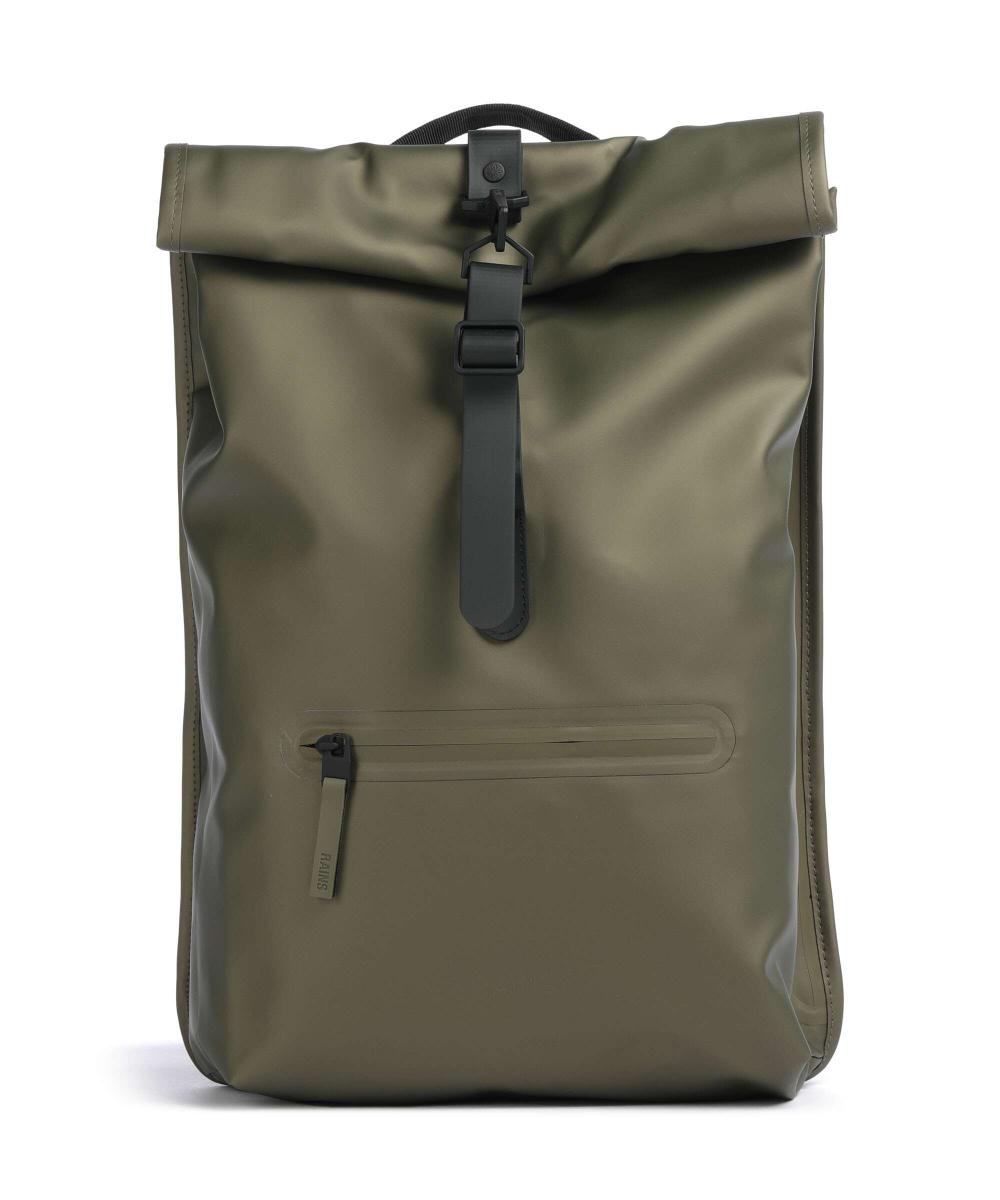 

Рюкзак Rolltop полиуретан полиэстер Rains, хаки