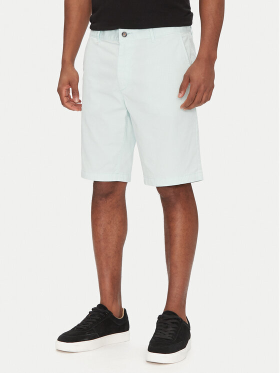 

Шорты из ткани обычного кроя Chino-Slim-Shorts 50536723 Boss, голубой