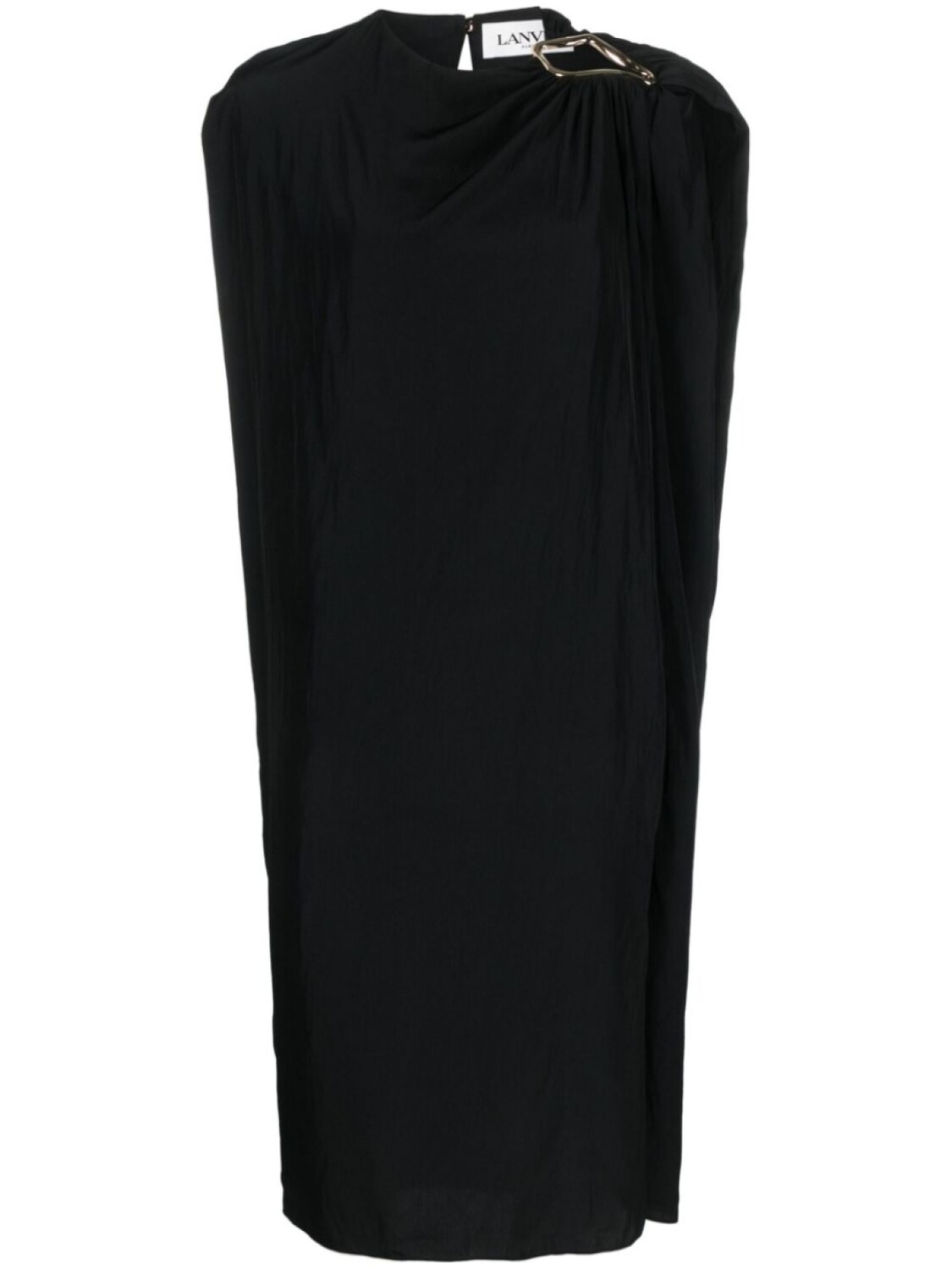 

Lanvin платье миди с металлическим декором, черный