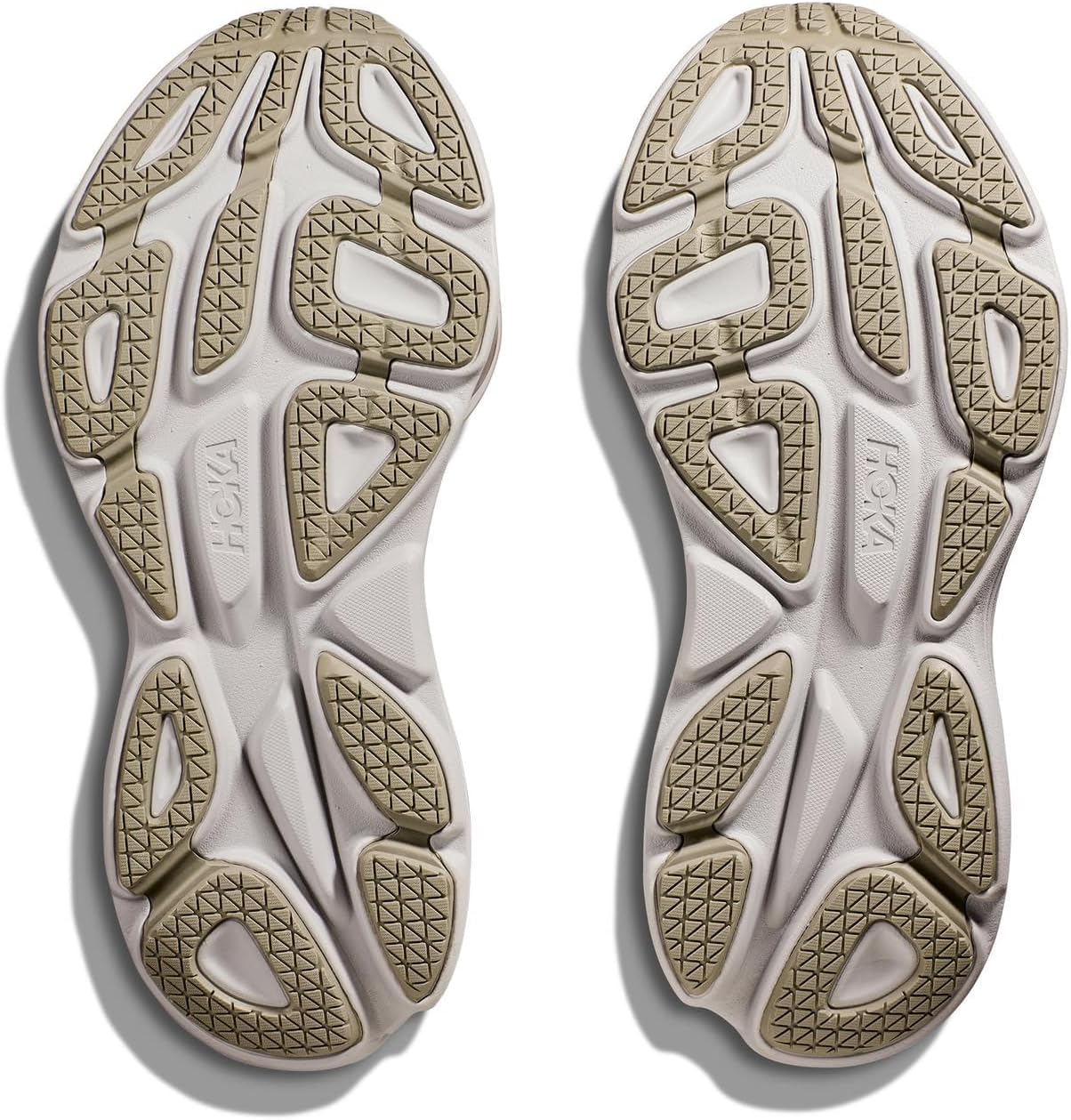 Мужские беговые кроссовки HOKA Bondi 8 для шоссейного бега, Oat Milk/Barley — фото 3