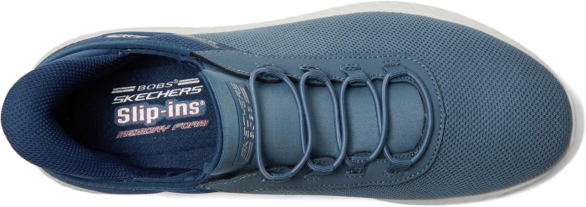 Кроссовки BOBS from SKECHERS Hands Free Slip-Ins Squad Chaos - Tough Wallk, цвет Slate — фото 2