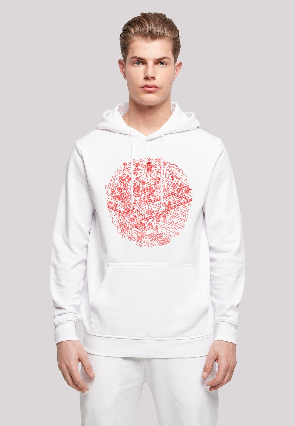 

Толстовка STAR WARS CHRISTMAS WEIHNACHTEN DEATH STAR - Hoodie F4NT4STIC, белый