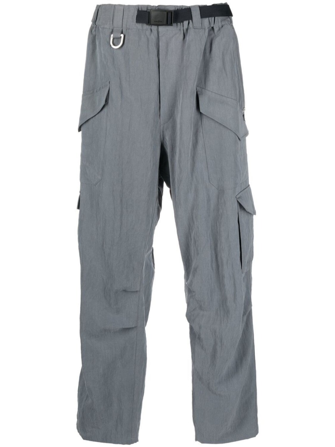 

Y-3 брюки карго с поясом, серый