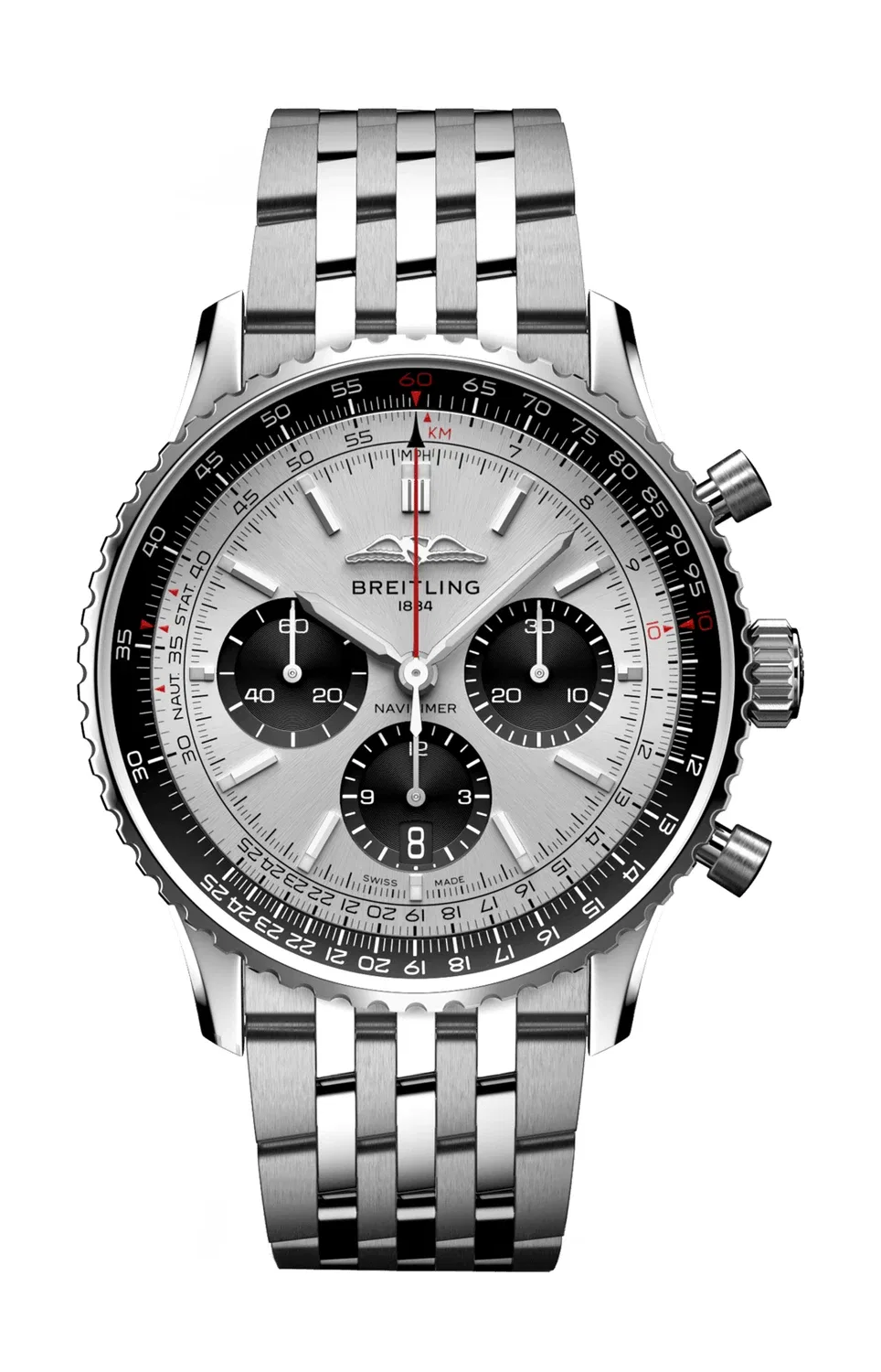 НАВИТАЙМЕР B01 ХРОНОГРАФ 43 - AB0138241G1A1 BREITLING, желтый
