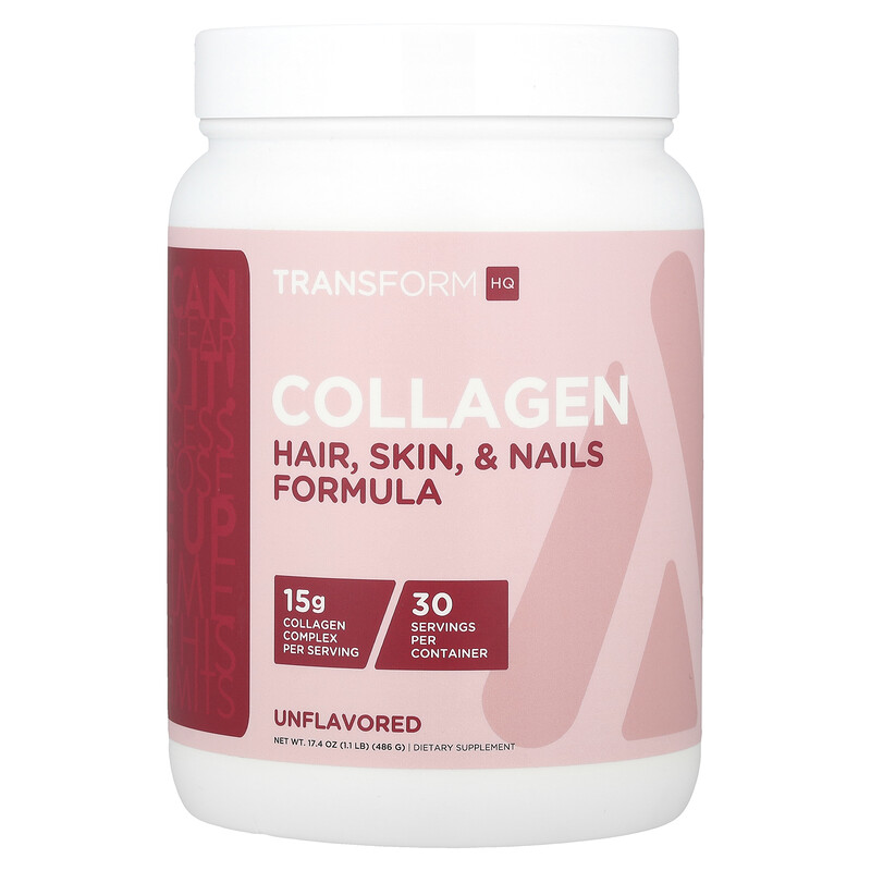 

TransformHQ, коллаген, с нейтральным вкусом, 486 г (17,4 унции)
