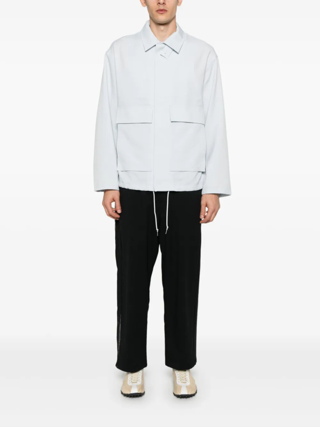 Y-3 спортивные брюки с контрастными полосками, черный — фото 2