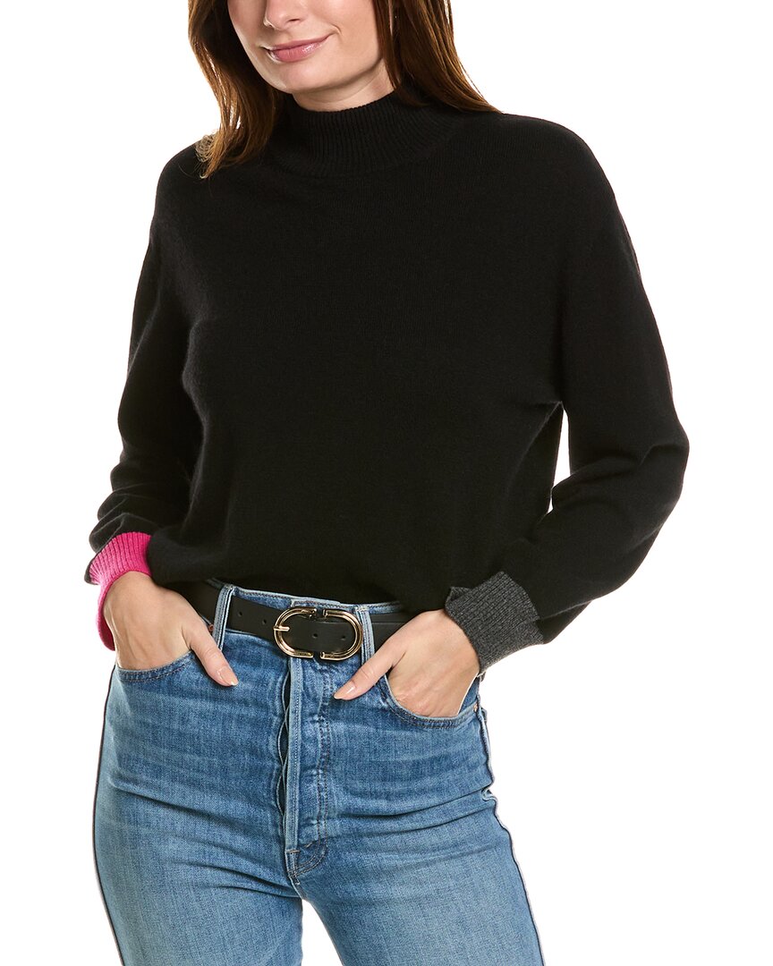 

Пуловер из кашемира Forte Cashmere Crop, черный
