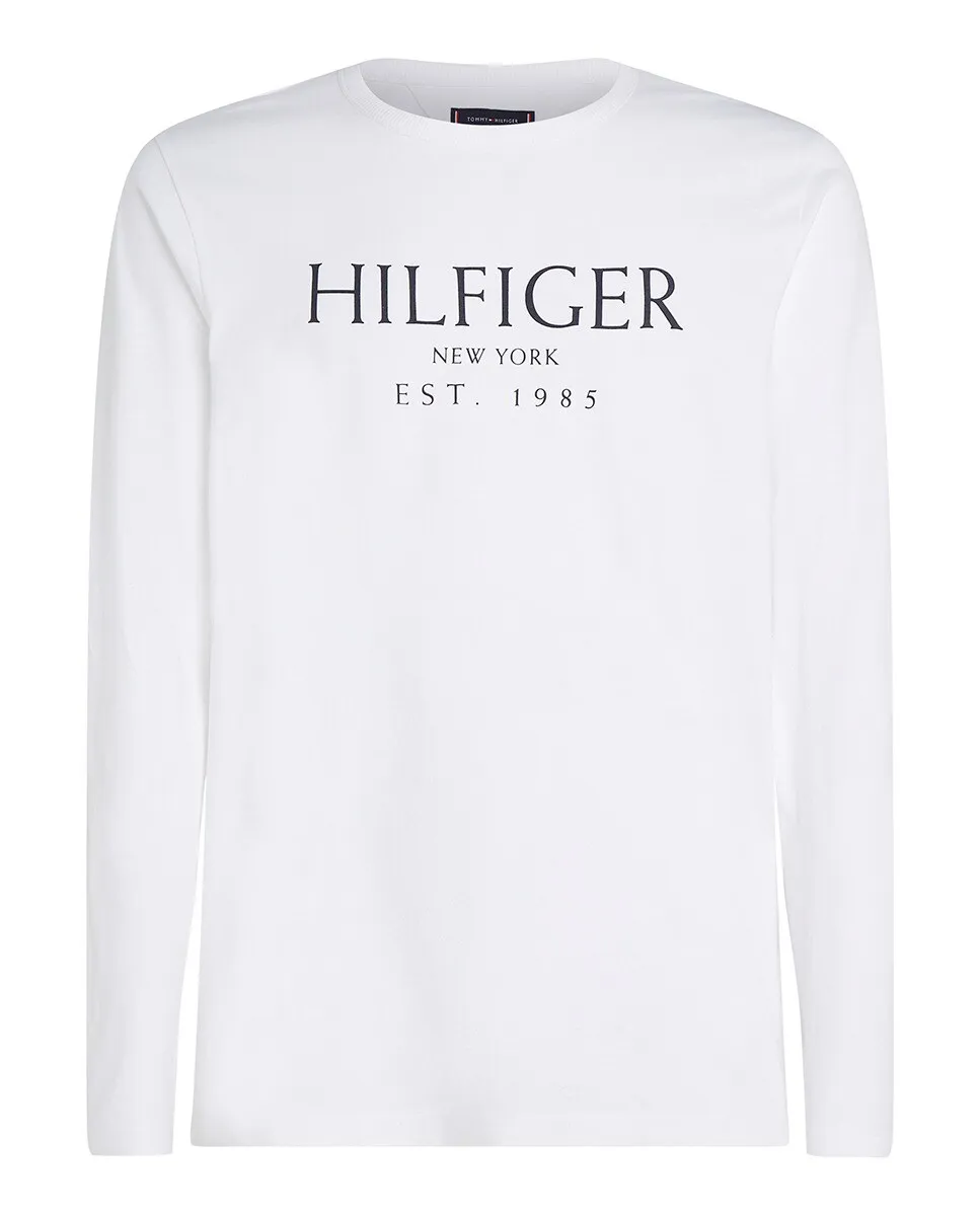 

Мужская футболка с длинным рукавом Tommy Hilfiger, белый