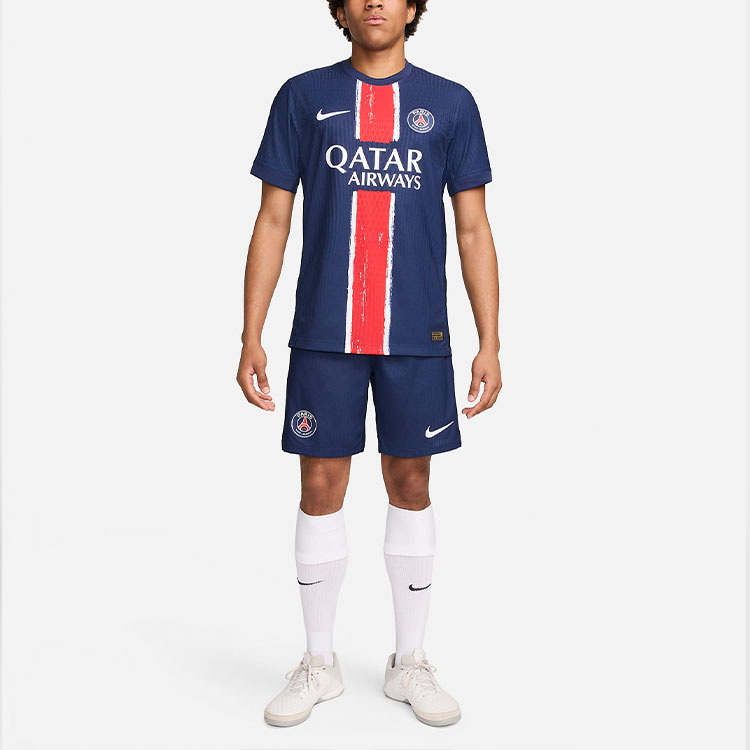 Футболка домашняя матчевая Paris Saint Germain 2024/25 мужская Dri FIT Adv Nike сине-белая — фото 4