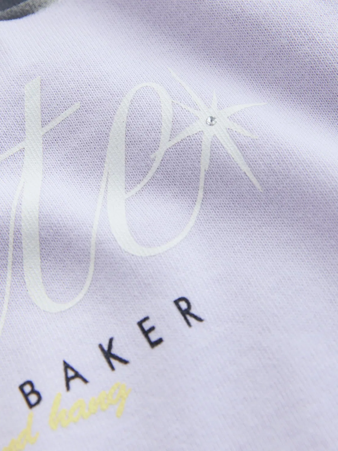 Рубашка Baker by Ted Baker светло-фиолетового цвета — фото 4